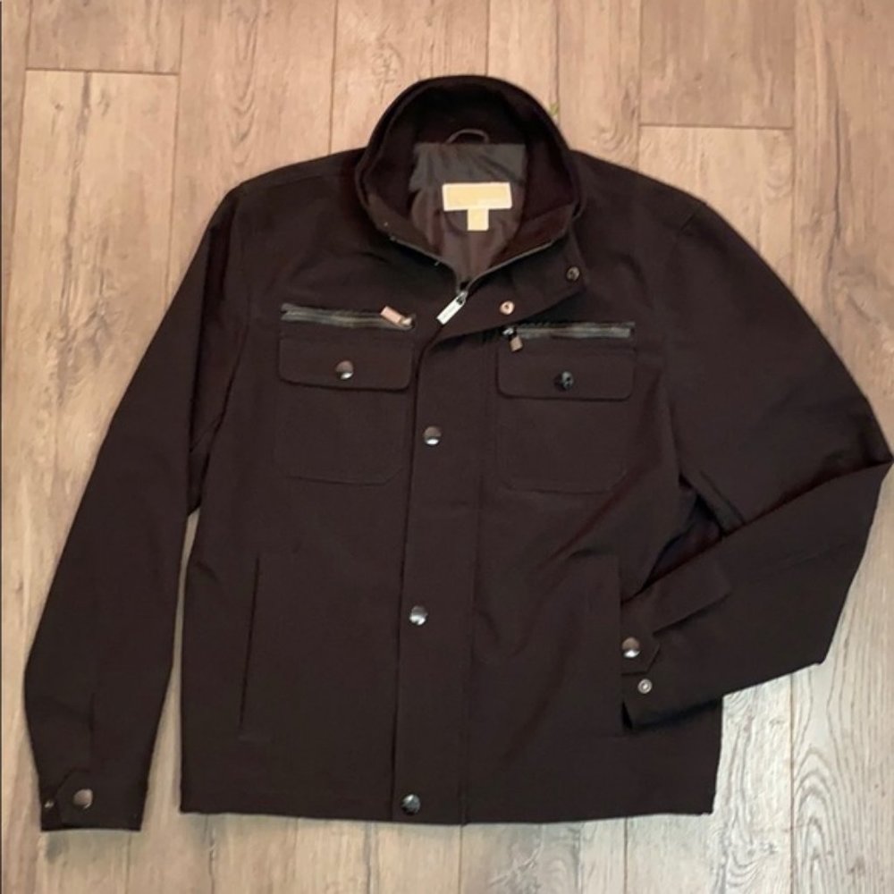 Michael Kors Men's Black Hipster Softshell Jacket